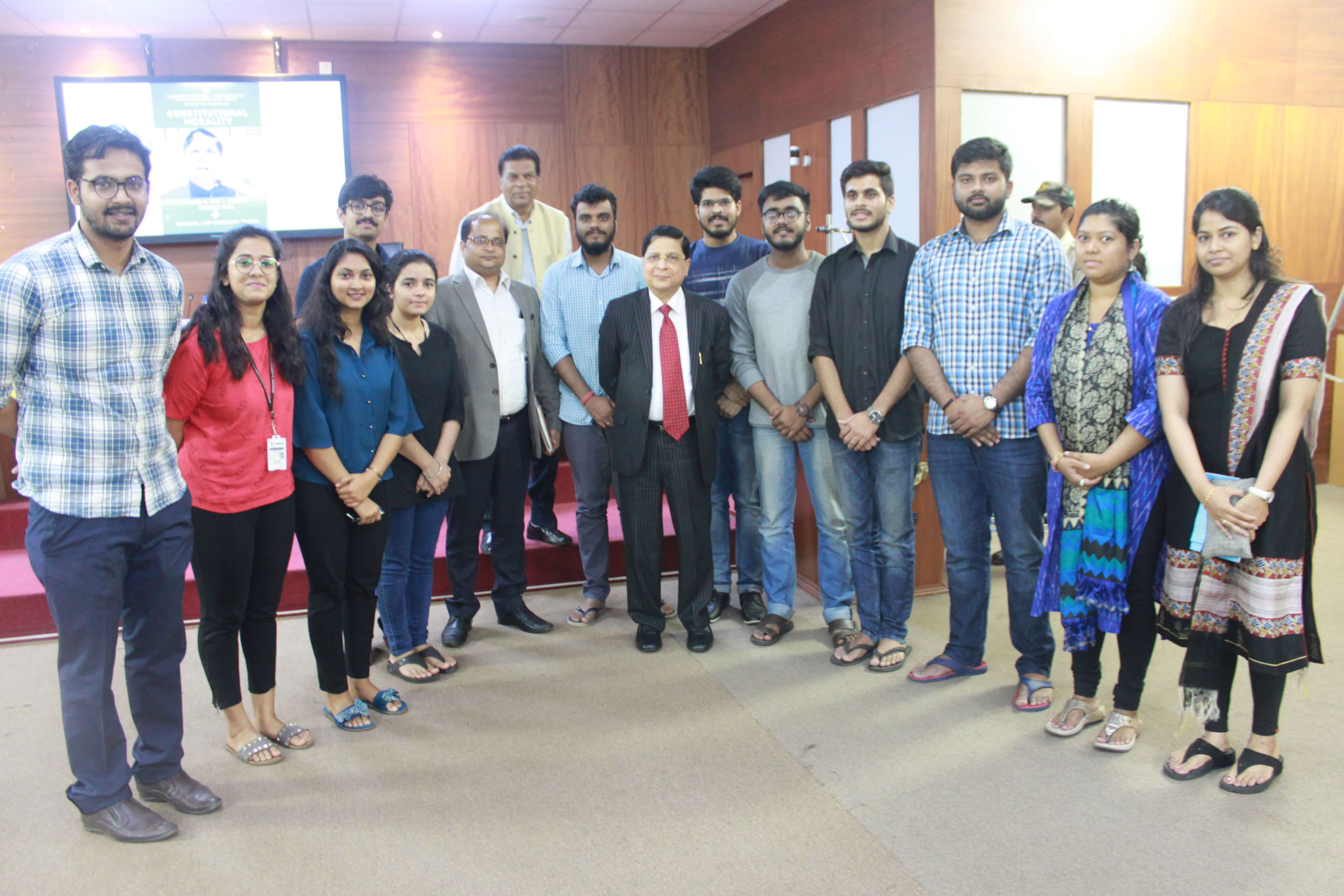 Interaction of Hon’ble Justice Dipak Misra with students and faculty members
